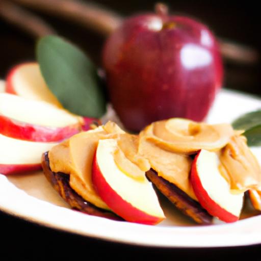 Crunchy Delight: The Power of Apple slices with Peanut Butter