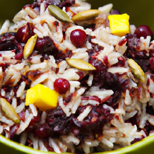 Wild rice & Cranberry Pilaf: A nutty,Tangy Fall Delight