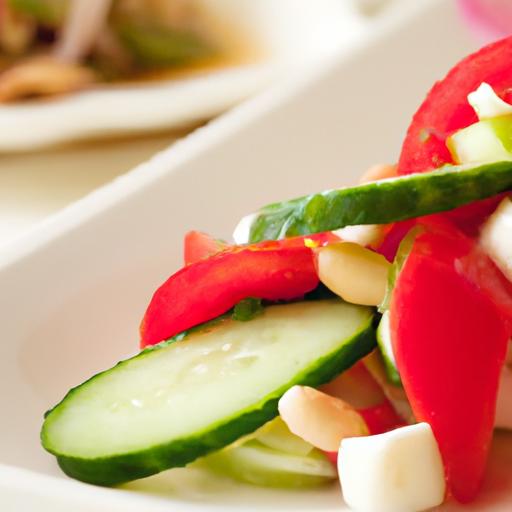 Refreshing ⁣Cucumber & Tomato Salad with Zesty Lemon ⁤Twist