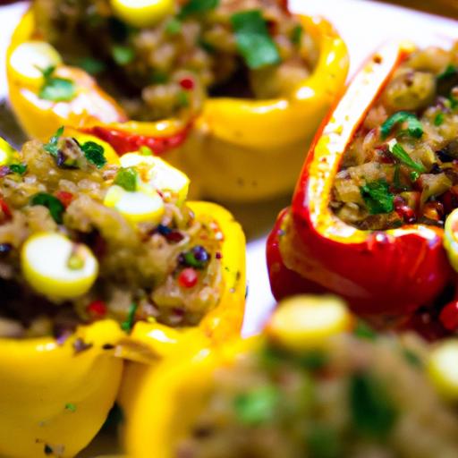 Vibrant Quinoa Stuffed Peppers: A Nutritious Twist to Dinner