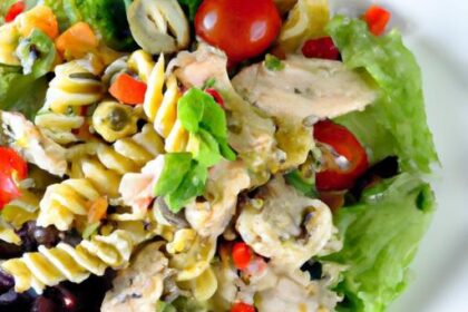 Fresh & Flavorful: The Ultimate Chicken Pesto Pasta Salad