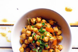 Bold & Flavorful: The Ultimate Spicy Peanut Chickpea Bowl