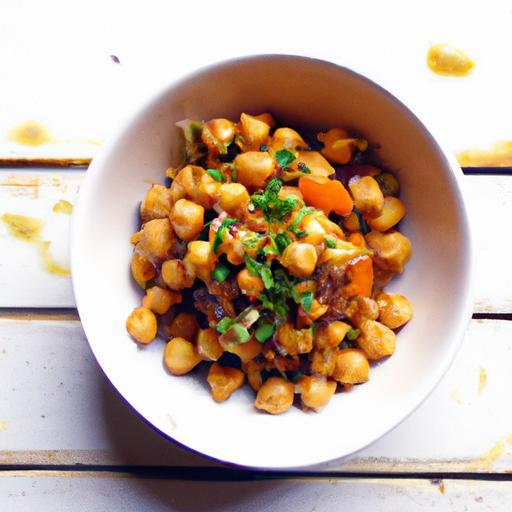 Bold & Flavorful: The Ultimate Spicy Peanut Chickpea Bowl