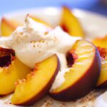 Sweet Warmth: Baked Peaches with Creamy Coconut Yogurt