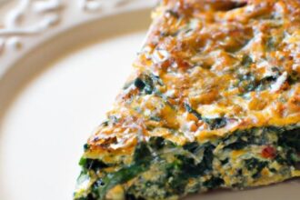 Wholesome Spinach & Cheese Frittata: A Flavorful Delight
