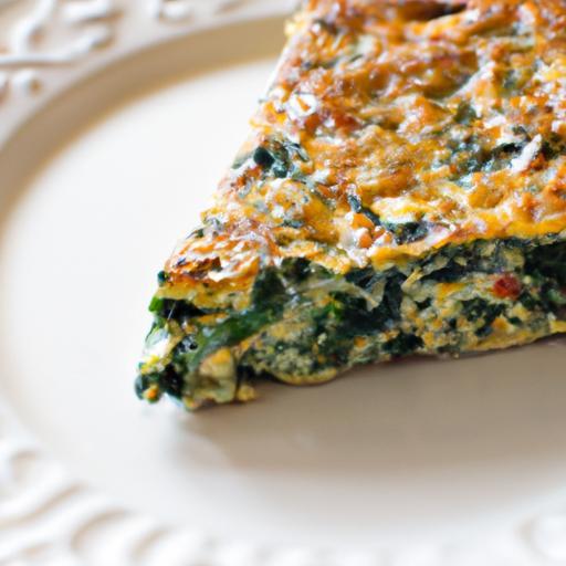 Wholesome Spinach & Cheese Frittata: A Flavorful Delight