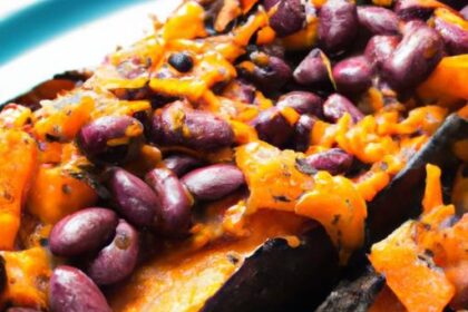 Hearty Baked Sweet Potatoes with Protein-Packed Black Beans