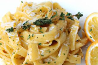 Zesty Lemon Parmesan Pasta: Bright Flavors in Every Bite