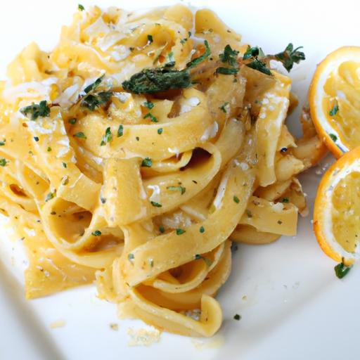 Zesty Lemon Parmesan Pasta: Bright Flavors in Every Bite