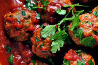 Savory Meatballs in Marinara: A Classic Italian Delight