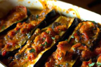 Savory Baked Eggplant in Homemade Tomato Sauce Delight