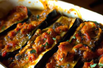 Savory Baked Eggplant in Homemade Tomato Sauce Delight