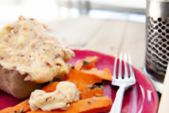 Sweet Harmony: Baked Sweet Potato Meets Creamy Almond Butter
