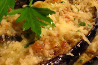 Wholesome Eggplant Parmesan with Crispy Whole Wheat Crumbs