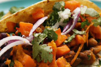 Flavor-Packed Sweet Potato & Black Bean Tacos to Savor