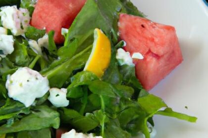 Refreshing Arugula, Watermelon & Feta Salad: A Summer Delight