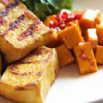 Crispy Baked Tofu with Homemade Teriyaki Sauce Delight