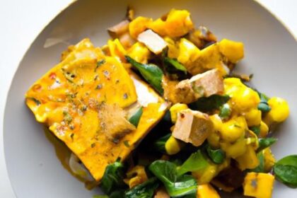Golden Goodness: No-Oil Turmeric Tofu Scramble Recipe