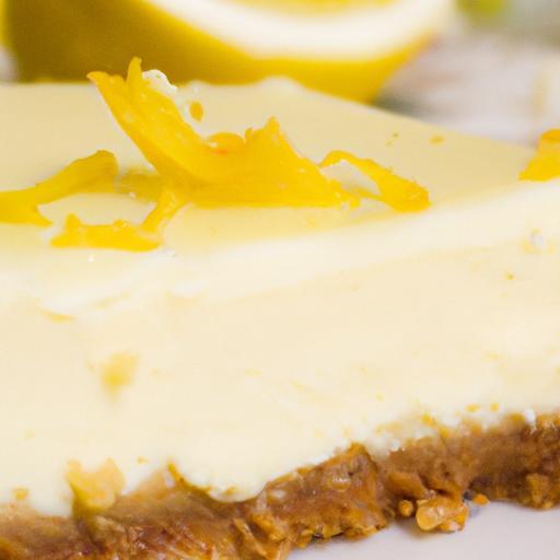 Zesty Delight: How to Make No Bake Lemon Cheesecake Bars