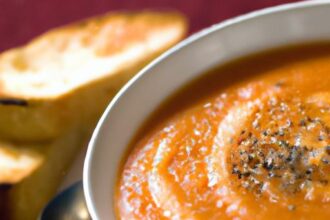 Roasted Red Pepper & Tomato Soup: A Flavorful Comfort Bowl