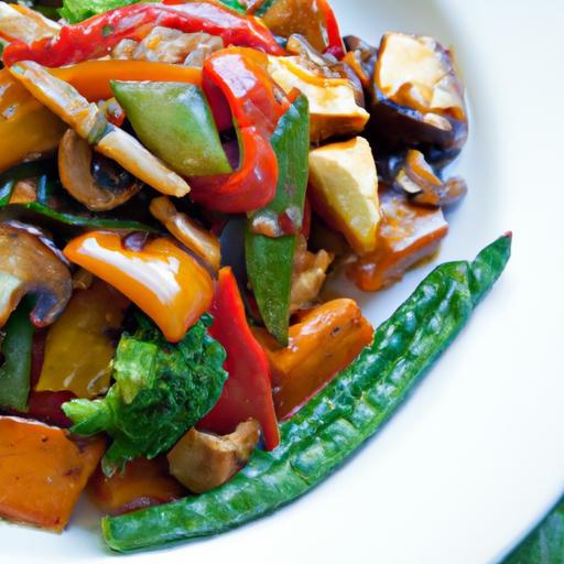 Colorful Vegetable & Tempeh Stir-Fry: A Flavorful Fusion