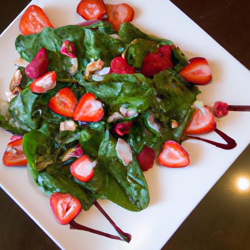 Fresh Fusion: Discover the Delight of Spinach & Strawberry Salad