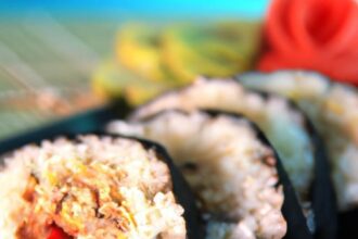 Delicious Vegan Sushi Rolls Made with Nutty Brown Rice