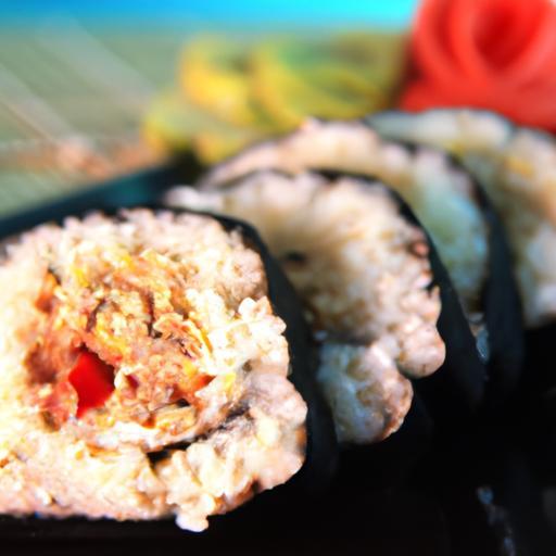 Delicious Vegan Sushi Rolls Made with Nutty Brown Rice