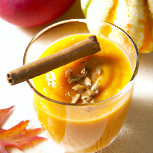 Warm Up Your Day with a Pumpkin Cinnamon Smoothie Delight
