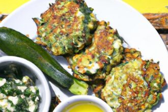Crunchy Zucchini & Almond Flour Fritters: A Healthy Twist