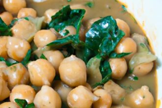 Wholesome Chickpea and Spinach Curry: A Flavorful Feast