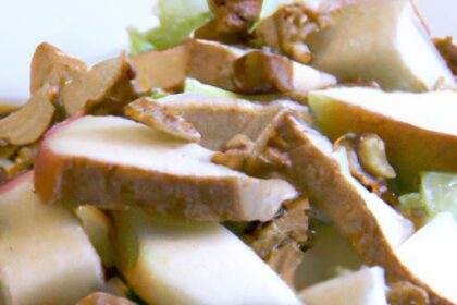Crunchy Comfort: Chicken Salad with Apples & Walnuts Delight