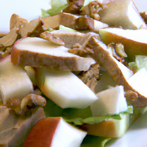 Crunchy Comfort: Chicken Salad with Apples & Walnuts Delight