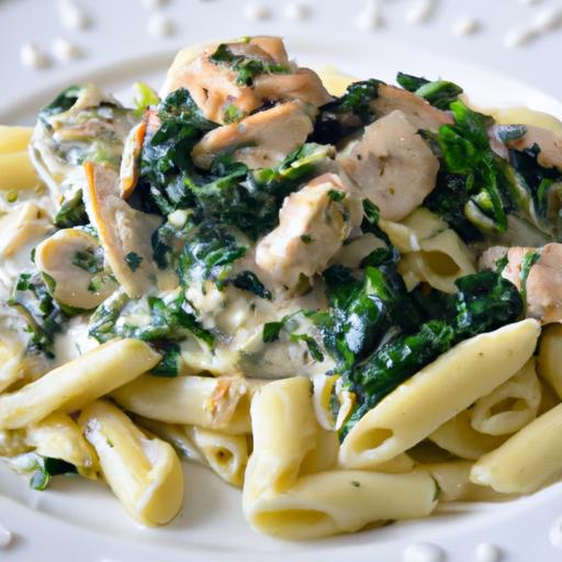 Savor the Flavor: Creamy Chicken and Spinach Pasta Delight