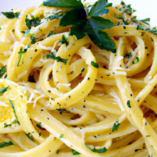 Zesty‍ Lemon Parmesan Pasta: Bright flavors in Every Bite