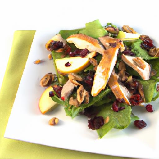 Crunchy Comfort: Chicken salad ⁣with Apples ​& ⁢Walnuts Delight