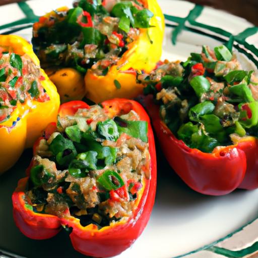 Colorful Quinoa Stuffed Peppers: Nutritious & delicious