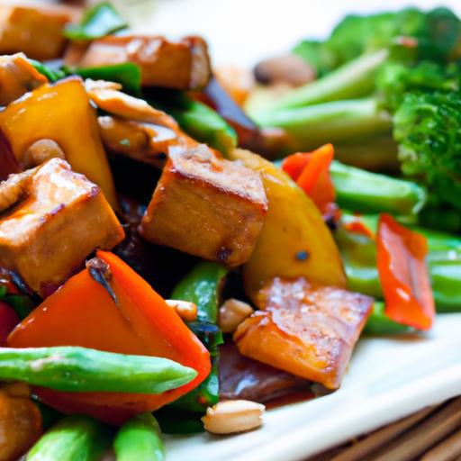 Colorful‌ Vegetable⁤ & Tempeh Stir-Fry: A flavorful Fusion