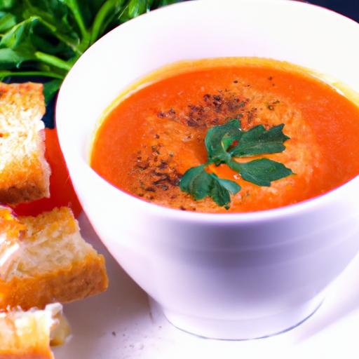 Roasted Red Pepper & Tomato Soup: A flavorful Comfort Bowl