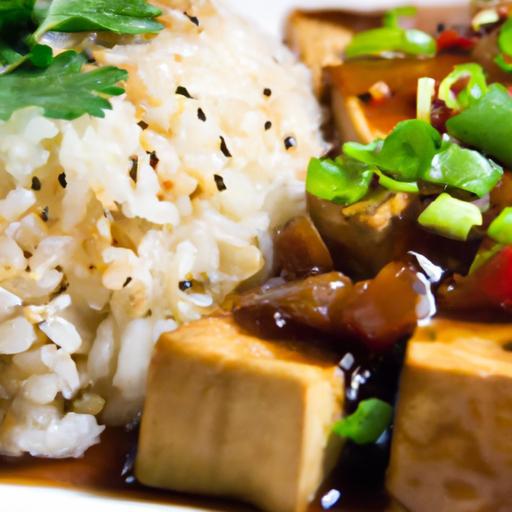 Savory Teriyaki Tofu with Rice: A Flavorful Plant-Powered Meal