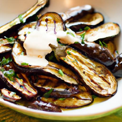 Roasted Eggplant with Tahini: A Flavorful Middle Eastern Delight