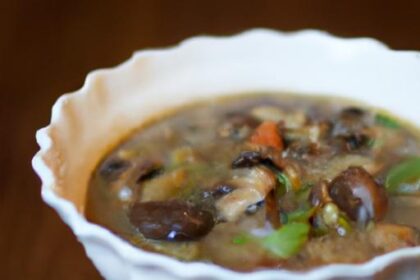 Hearty Mushroom and Barley Soup: A Nutritious Comfort Classic