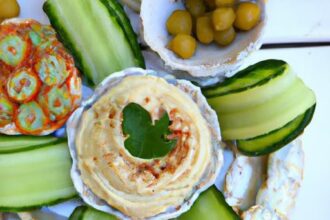 Refreshing Cucumber & Hummus Bites: Healthy Snack Ideas