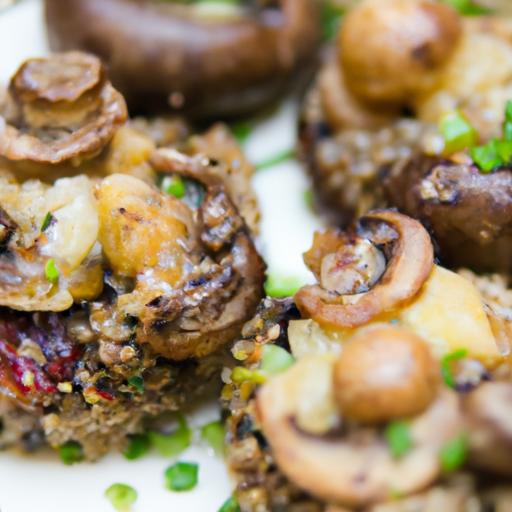 Deliciously Nutritious: Stuffed Mushrooms with Quinoa Flair