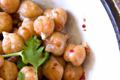 Crunchy Microwave Roasted Chickpeas: Quick & Healthy Snack