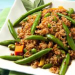 Nutritious Bliss: Brown Rice & Edamame Stir-Fry Delight
