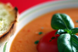 Quick & Cozy Microwave Tomato Basil Soup Recipe Unveiled