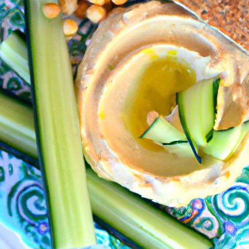 Crunchy Cucumber Meets Creamy Hummus: A Healthy Duo