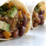 Power-Packed Whole Wheat Breakfast Burrito with Beans