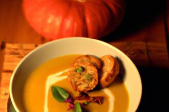 Cozy Butternut Squash Soup Infused with Warm Nutmeg Flair